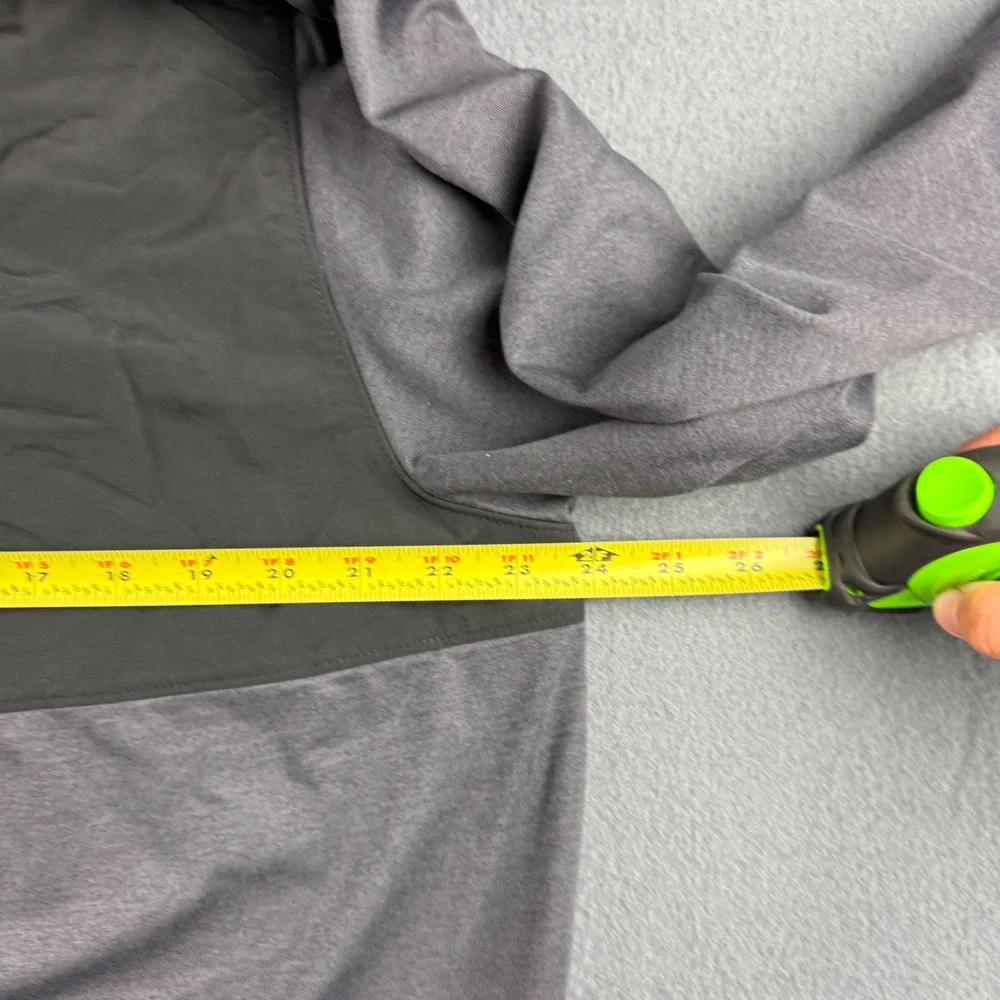 Vuori Sunday Element Jacket Men's XL Gray Hoodie Colorblock Gym Athleisure V215* - Picture 8 of 10